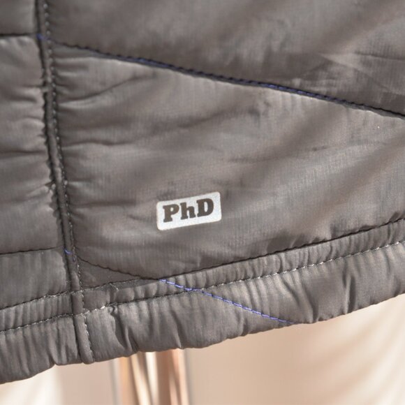 Smartwool Smartloft PHD Merino Wool Grey Puffer Mini Skirt Sz S - Picture 8 of 9